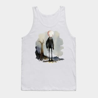 Cute Horror Icon Slenderman Tank Top